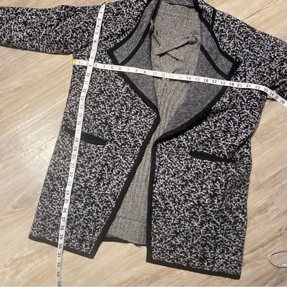 Anthropologie Cynthia Rowley wool duster length sweater changeable style - Picture 14 of 14